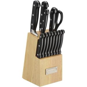 Cuisinart C55TR-14PCB Advantage Cutlery 14-Piece Triple Rivet Knife Block Set