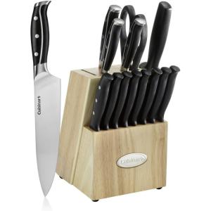 Cuisinart C77TRN-15P Nitrogen Collection 15-Piece Knife Block Set, Black