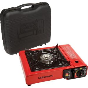 Cuisinart CGG-1050 Portable Butane Camping Stove with Carrying Case – 8,000 BTU Burner – Perfect for Camping and Tailgating 13.4″ x 10.9″ x 4.35″