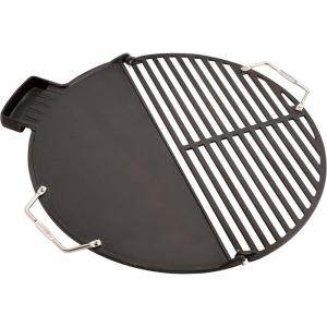 Cuisinart CHA-830 Cleanburn Fire Pit Griddle & Grill Top, Pre-Seasoned Cast Iron