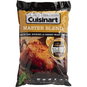 Cuisinart CWPL-207 Master Blend BBQ, Aged Brandy Oak Barrels, Hickory and Cherry Smoking Pellets, 20 lb. Bag
