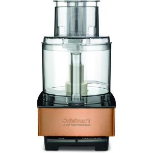 Cuisinart Cup Pro Custom 11 Food Processor With 625 Watt Motor And Extra Large Feed Tube allows For Whole Fruit And Vegetables, Additional Accessories Included For Even More Versatility, White(Copper)