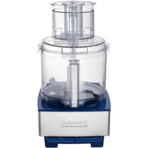 Cuisinart Cup Pro Custom 11 Food Processor With 625 Watt Motor And Extra Large Feed Tube allows For Whole Fruit And Vegetables, Additional Accessories Included For Even More Versatility, White(Navy)