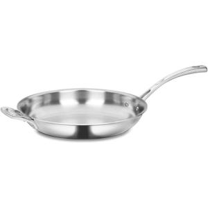 Cuisinart French Classic Tri-Ply Stainless 12-Inch Fry Pan with Helper
