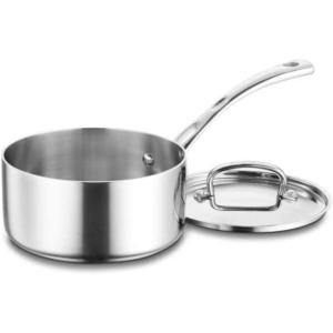 Cuisinart French Classic Tri-Ply Stainless 2-Quart Saucepot with Cover(Stainless Steel)