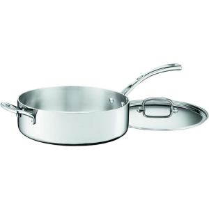 Cuisinart French Classic Tri-Ply Stainless 3-Piece Saucepan and Double Boiler Set(5.5-Quart)