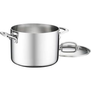 Cuisinart French Classic Tri-Ply Stainless 3-Piece Saucepan and Double Boiler Set(6-Quart)