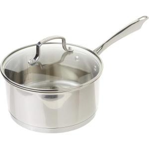 Cuisinart Professional Stainless Saucepan with Cover, 3-Quart, Stainless Steel(3 Quarts)