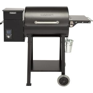 Cuisinart Wood Pellet Grill & Smoker, 465 Square Inches Barrel Pellet Grill for Smoking Meat, Jerky, Vegetables, 8 in 1 BBQ with Digital Control, Auto Start and Temperature Probe