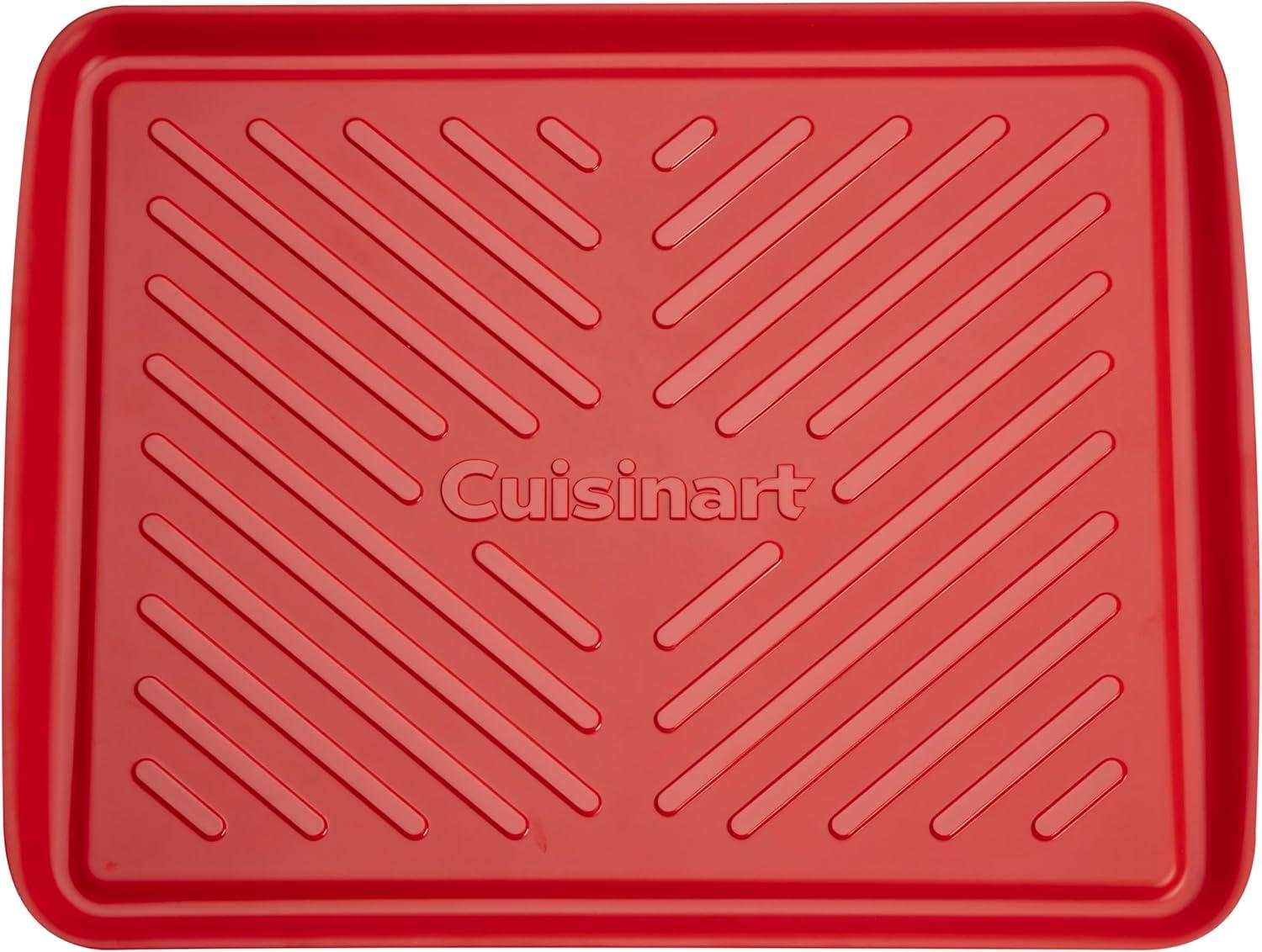imageCuisinart Grilling Prep amp Serve Trays 17x105 inch BBQ Tray Safe for Food Handling 2 Dishwasher Safe Nesting Trays Black amp Red Perfect Grilling Accessories for Cooked amp Raw Meat Fits 6 BurgersLarge 18 x 145