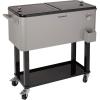 imageCuisinart 80 Qt Cooler Cart Portable Outdoor Beverage Cooler with Storage Shelf Bottle Opener and Cap Collector Summer BBQs Cookouts and Tailgates 48 Hour Cold Drinks Chill Fresh Sodas and Beer