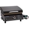 imageCuisinart 17 Tabletop Gas Griddle with Hood Easy Assembly Compact Outdoor FlatTop Grill with Grease Cup 255 Sq In Cooking Space Perfect for Camping Tailgates and BBQs