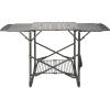 imageCuisinart Take Along Grill Stand Lightweight Portable Folding Table with Side Tables Cup Holders Tool Hooks and Storage Shelf Collapsible Table No Assembly Required for BBQs and Camping