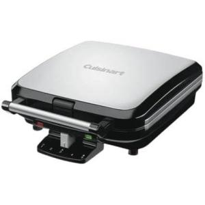 Cuisinart 4-Slice Belgian Waffle Maker, Stainless Steel/Black, WAF-150P1(New Square Classic)