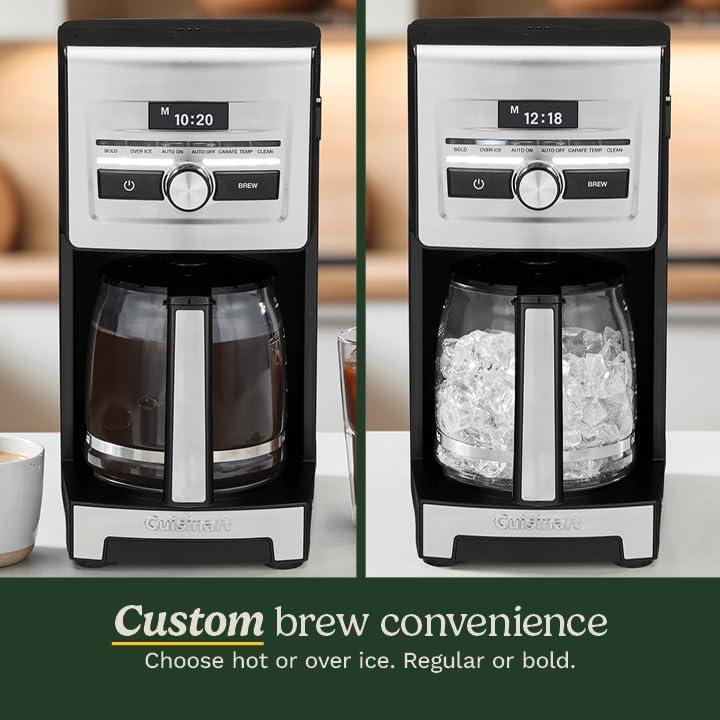 imageCuisinart Personal Brew 12Cup Coffee Maker Automatic Coffee Machine Programmable Coffee Maker for Home Brewing Convenience with Adjustable Brew Strength Stainless SteelBlack DCC12