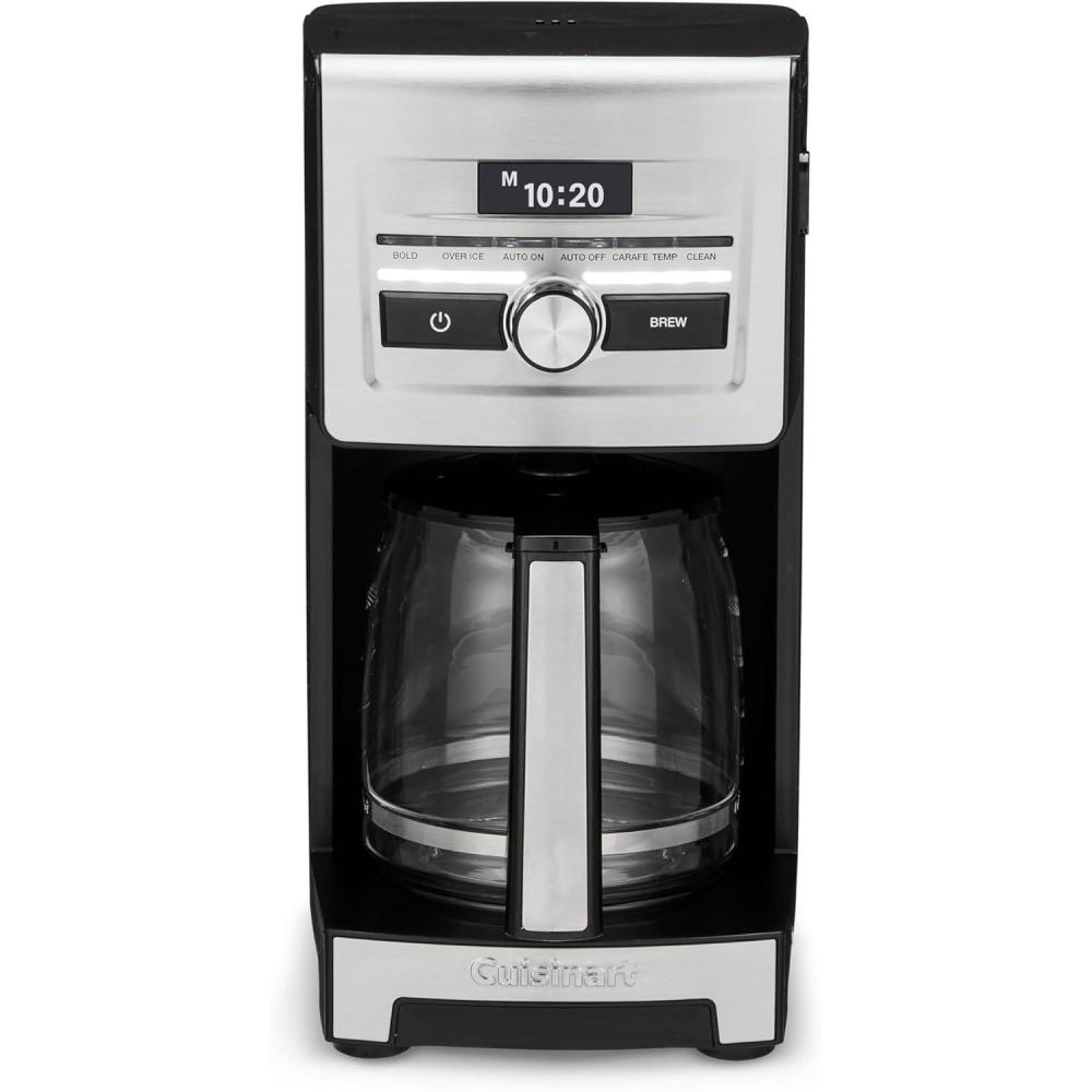 imageCuisinart Personal Brew 12Cup Coffee Maker Automatic Coffee Machine Programmable Coffee Maker for Home Brewing Convenience with Adjustable Brew Strength Stainless SteelBlack DCC12
