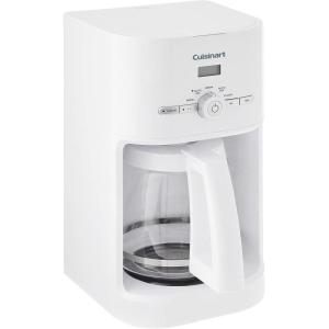Cuisinart 12-Cup Classic Programmable Coffeemaker, White, 12-Cup, Programmable, DCC-1120NAS(White)