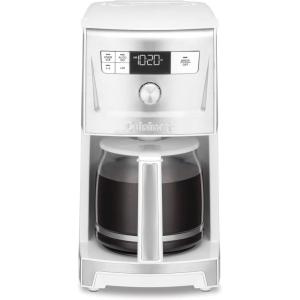Cuisinart Coffee Maker, 14-Cup PerfecTemp Programmable Coffee Machine Glass Carafe with 1-4 Cup Setting, Brew Strength Control, Brew Pause, and Over Ice Function, Black Stainless Steel, DCC-3500BKS(White)
