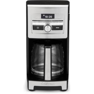 Cuisinart Personal Brew™ 12-Cup Coffee Maker, Automatic Coffee Machine, Programmable Coffee Maker for Home Brewing Convenience with Adjustable Brew Strength, Stainless Steel/Black, DCC-12