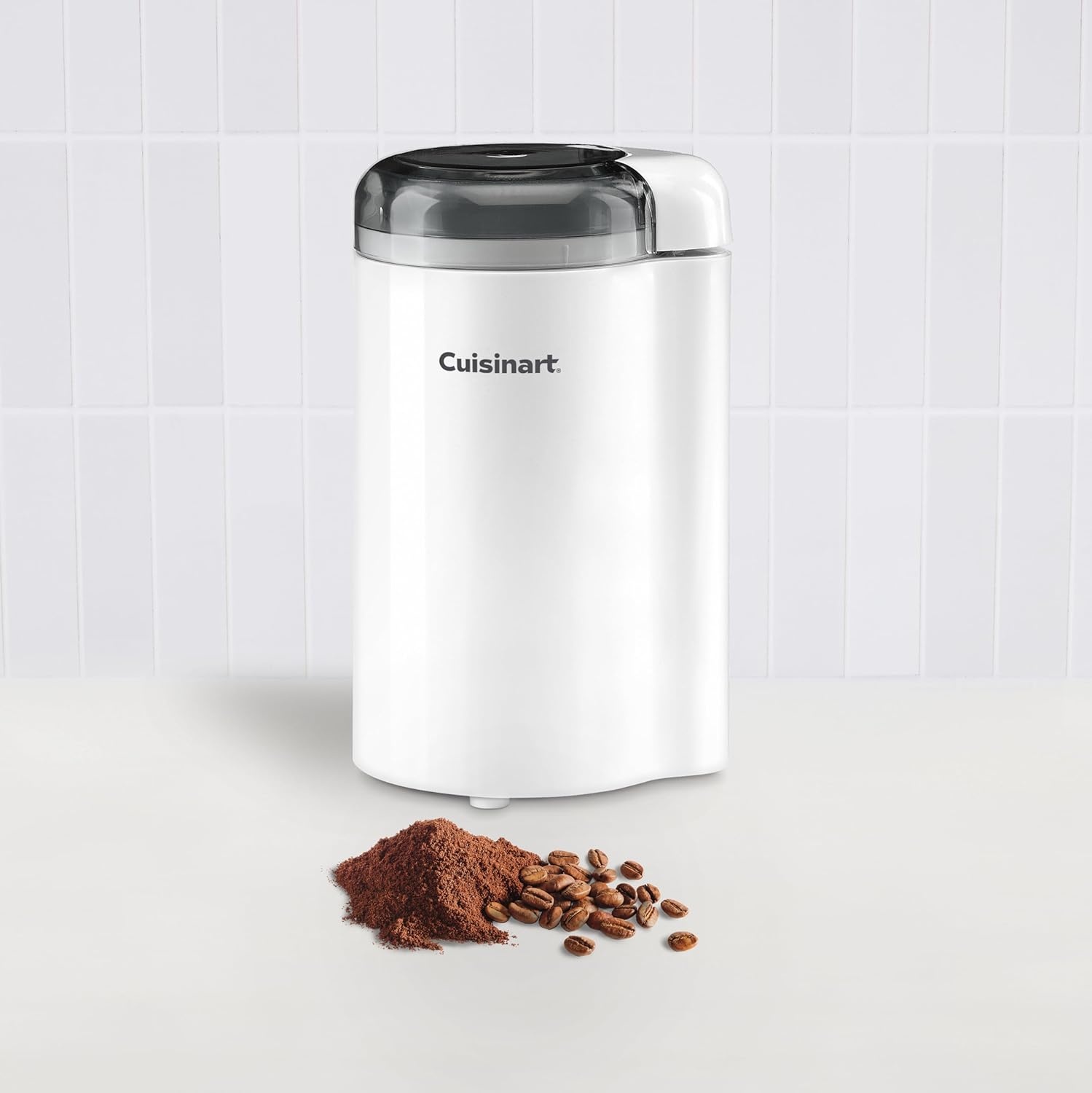 image:imageCuisinart Coffee Grinder One Touch Control Coffee Bean Grinder with Stainless Steel Bowl and Blades 25 oz70g Capacity Enough for 12 Cups OnOff Switch with Safety Interlock DCG20N WhiteWhite